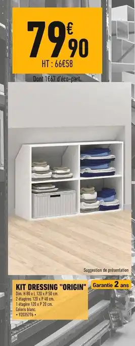 Batkor Kit Dressing Origin offre