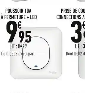 Batkor Poussoir 10A à Fermeture +Led offre