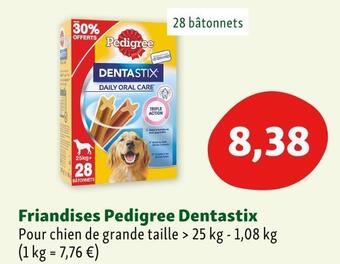 Maxi Zoo Pedigree friandises dentastix offre