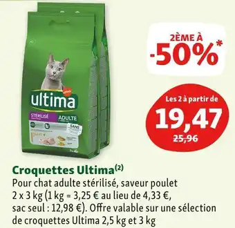 Maxi Zoo Ultima croquettes offre