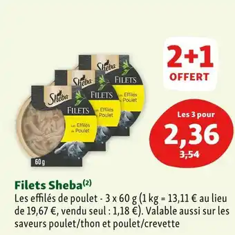 Maxi Zoo Sheba filets offre