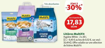 Maxi Zoo Multifit litières offre