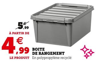 Super U Boite de rangement offre