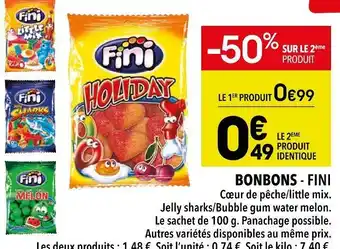 Supeco Fini bonbons offre