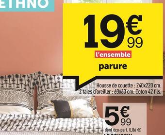 Centrakor Parure offre
