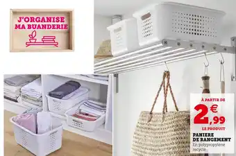 Super U Paniere de rangement offre