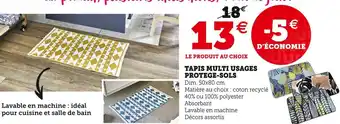 Super U Tapis multi usages protege-sols offre
