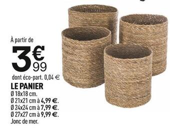 Centrakor Le panier offre