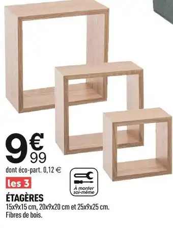 Centrakor Étagères offre