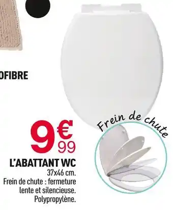 Centrakor L’abattant wc offre
