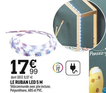 Centrakor Le ruban led 5 m offre