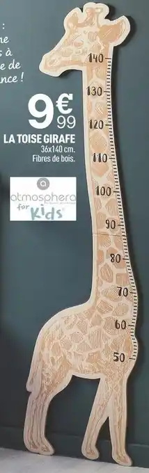 Centrakor Atmosphera for kids la toise girafe offre