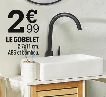 Centrakor Le gobelet offre