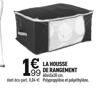 Centrakor La housse de rangement offre