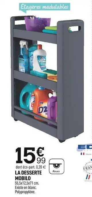 Centrakor La desserte mobilo offre