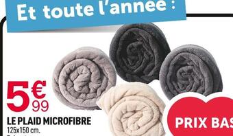 Centrakor Le plaid microfibre offre