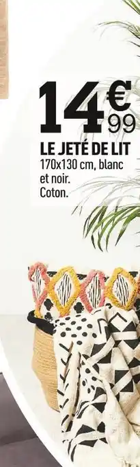 Centrakor Le jeté de lit offre