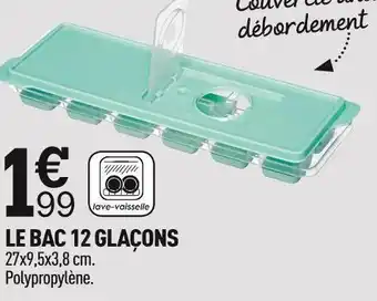Centrakor Le bac 12 glaçons offre
