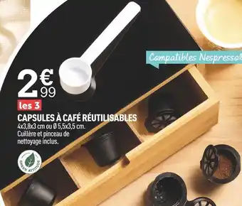 Centrakor Capsules à café réutilisables offre