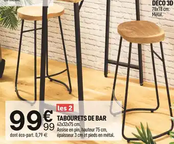 Tabourets de bar