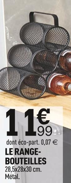 Centrakor Le range-bouteilles offre