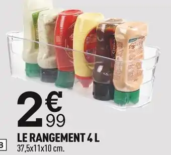 Centrakor Le rangement 4 l offre