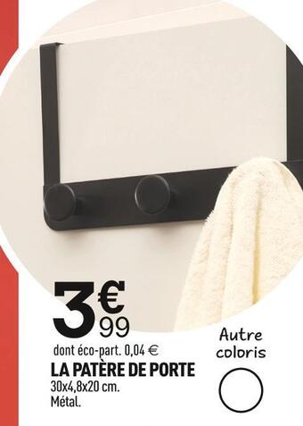 Centrakor La patère de porte offre