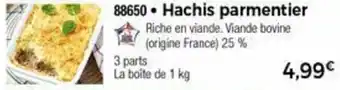 Thiriet Hachis Parmentier offre