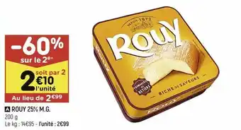 Leader Price Rouy 25% m.g. offre