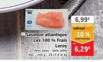 Saumon atlantique les 100% frais leroy