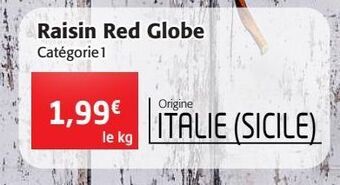 Raisin red globe