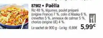 Thiriet Paëlla offre