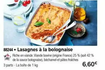 Thiriet Lasagnes à La Bolognaise offre