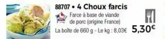 Thiriet 4 Choux Farcis offre