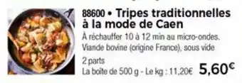 Tripes Traditionnelles