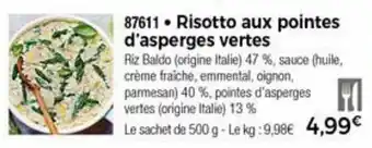 Thiriet Risotto Aux Pointes d'Asperges Vertes offre