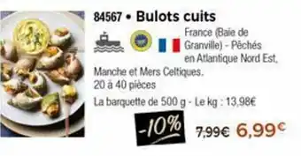 Thiriet Bulots Cuits offre