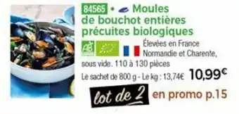 Thiriet Moules De Bouchot Entières offre