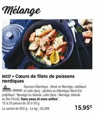 Thiriet Cœurs De Filets De Poissons Nordiques offre