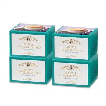 Comtesse du Barry Lot de 4 soufflés au foie de canard et au sauternes offre