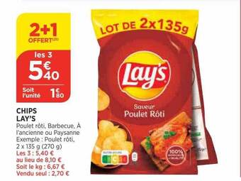 Bi1 Chips lay's offre