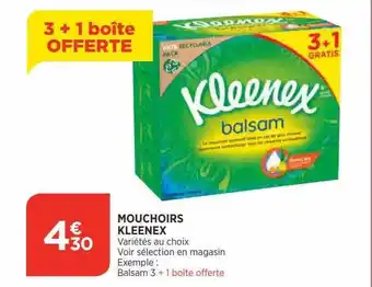 Bi1 Mouchoirs kleenex offre