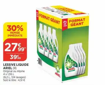 Bi1 Lessive liquide ariel offre