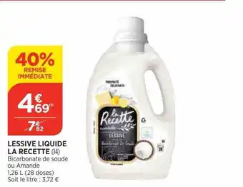 Bi1 Lessive liquide la recette offre