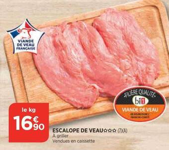 Escalope de veau***