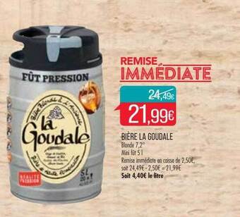 Match Bière la goudale offre