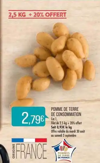 Match Pomme de terre de consommation offre