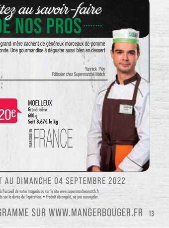 Match Moelleux grand-mère offre