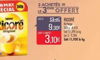 Match Ricoré offre