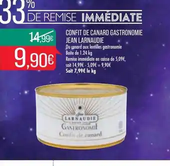 Match Confit de canard gastronomie jean larnaudie offre